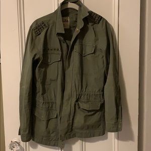 utility jacket with cinched waist